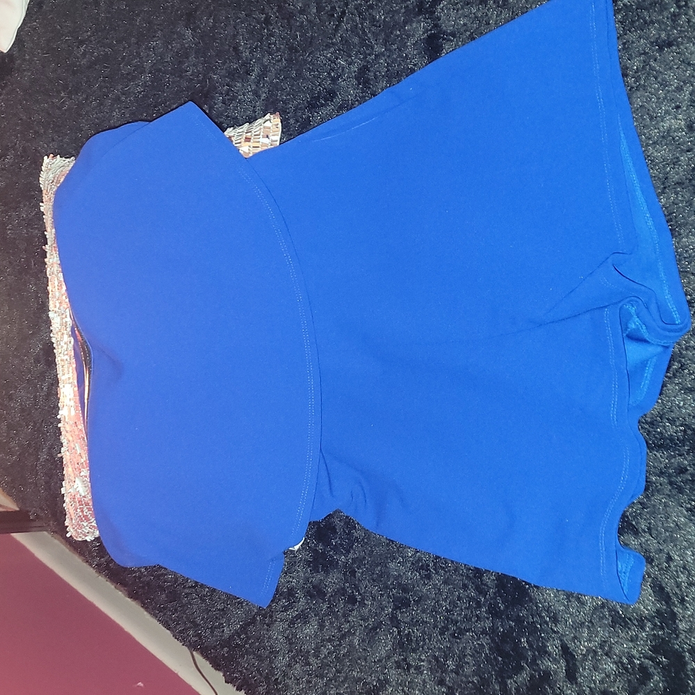 WOMANS ROYAL BLUE SUMMER JUMPER